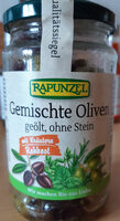 Gemischte Oliven geölt, ohne Stein