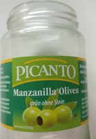 Manzanilla Oliven, Grün Ohne Stein