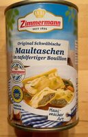 Maultaschen in tafelfertiger Bouillon