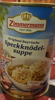 Original Bayrische Speckknödelsuppe