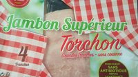 Jambon supérieur Torchon, grandes tranches - sans couenne