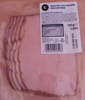 Fleischkäse fein zerkleinert