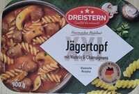 Jägertopf mit Nudeln und Champignons