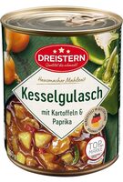 Kesselgulasch mit Kartoffeln und Paprika