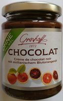 Crème de chocolat noir mit sizilianischem Blutorangenöl