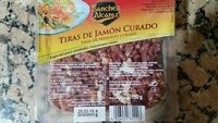 Tiras de jamon curado