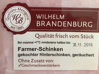 Farmer Schinken, Wurst