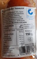 Rügenwalder Teewurst grob