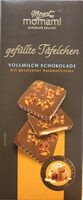 Gefüllte Täfelchen Vollmilch Schokolade