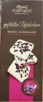 Gefüllte Täfelchen Weisse Schokolade