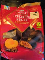Lebkuchen Herzen mit Aprikosenfruchtfüllung