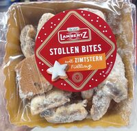 Stollen bites mit Zimtsterne Füllung