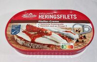 Heringsfilets - Pfeffercreme