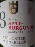 53 Baden Spätburgunder Kabinett trocken