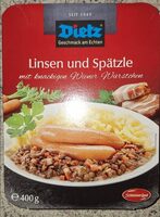 Linsen und Spätzle