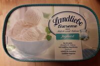 Eiscreme aus Milch und Sahne Joghurt