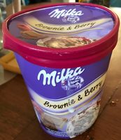 Glace Brownies & berry