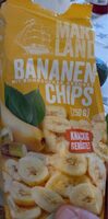 Bananenchips, geröstet, gezuckert