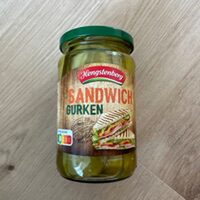 Sandwich Gurken/Glas