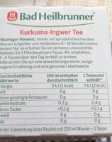 Kurkuma-Ingwer tee