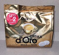 Crema d'Oro mild + fein Kaffeepads