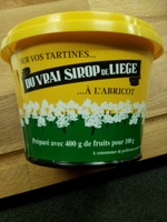 Vrai Sirop de Liège à l'abricot