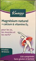Magnésium naturel + calcium & vitamine D3