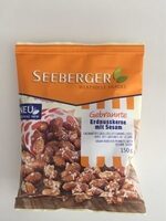 Cacahuètes grillées et caramélisées avec des graines de sésame