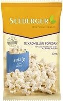 Seeberger Mikrowellen Popcorn Salzig