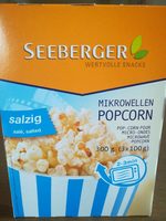 Popcorn salé pour micro-ondes