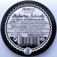 Hubertus Schmalz aus Gänse- und Schweineschmalz