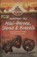 Ginger bread cookies, dark chocolate