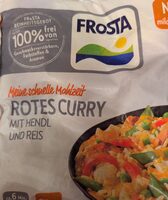 Rotes Curry Mit Hendl Und Reis