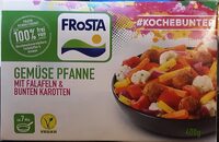 Gemüse Pfanne mit Falafeln & bunten Karotten