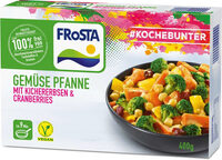 Gemüse Pfanne mit Kichererbsen & Cranberries