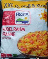Nudel Rahm Pfanne mit Paprika