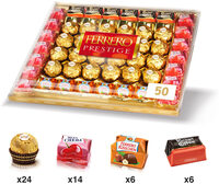 Ferrero prestige assortiment de chocolats boite de 50 pieces