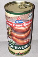 Dicke Sauerländer Bio-Bockwurst