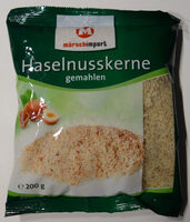 Haselnusskerne gemahlen