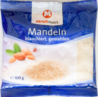 Mandeln blanchiert, gemahlen