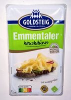 Emmentaler in Scheiben hauchdünn