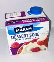 Dessertsoße mit Vanillegeschmack