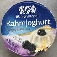 Rahmjoghurt Typ Brombeere-Bayerisch Creme