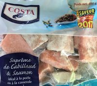 Suprême de cabillaud & saumon
