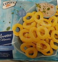 Anneaux de calamars à la romaine surgelés