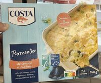 Parmentier de saumon et cabillaud