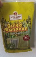 Gelee Bananen in Zartbitterschokolade
