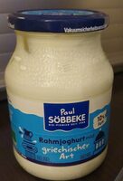Söbbeke Rahmjoghurt mild griechischer Art 4008471492870 Bio Rahmjoghurt mild 10% griechischer Art
