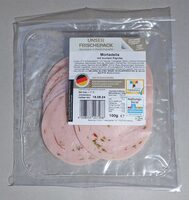 Mortadella mit buntem Paprika