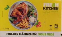Halbes Hähnchen sous vide